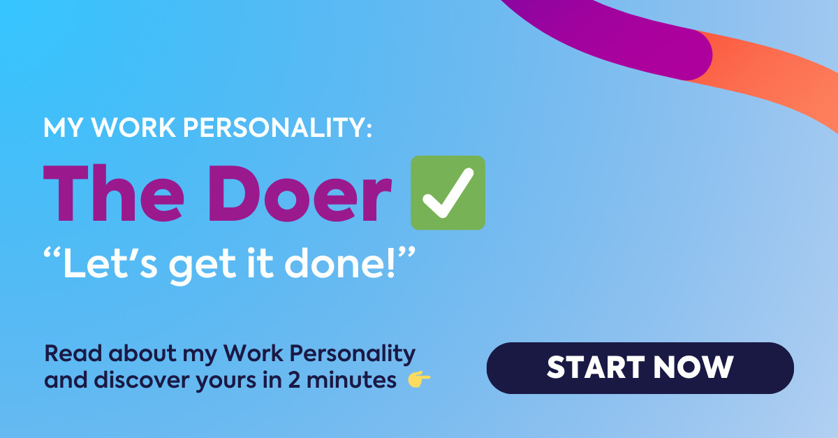 Compono | My Work Personality: The Doer